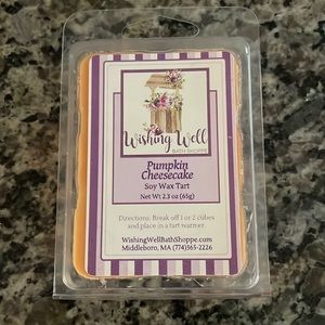 Soy wax tart melts - pumpkin cheesecake scented